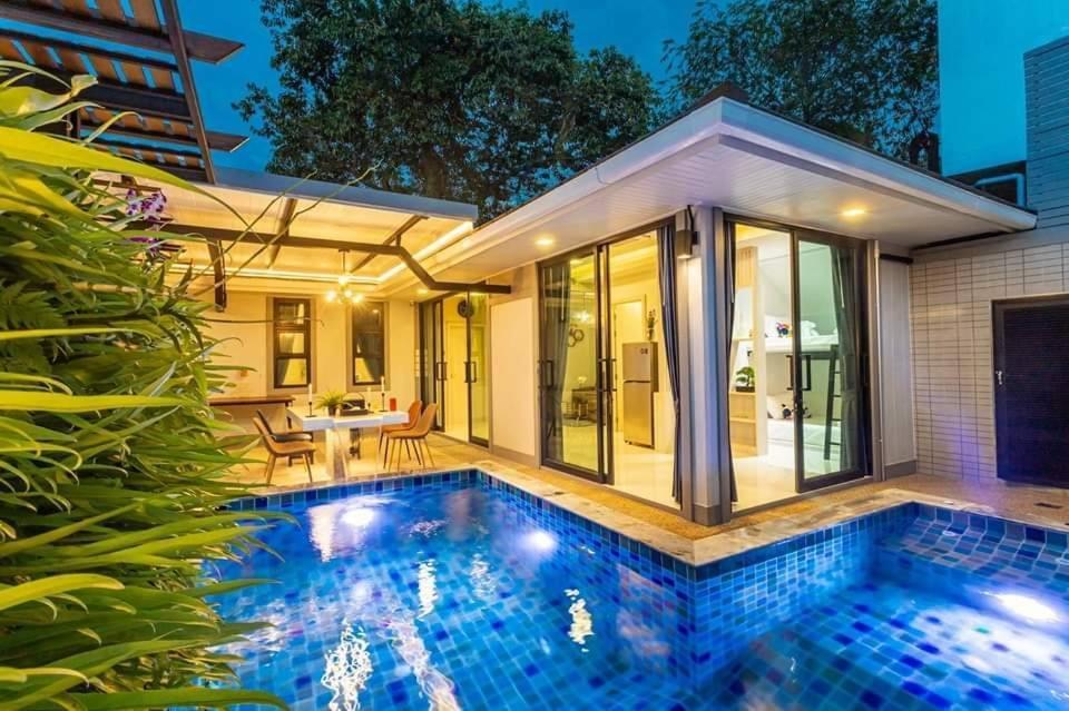 Nut & Non Pool Villa By Duangtham Ban Khlong Haeng Buitenkant foto