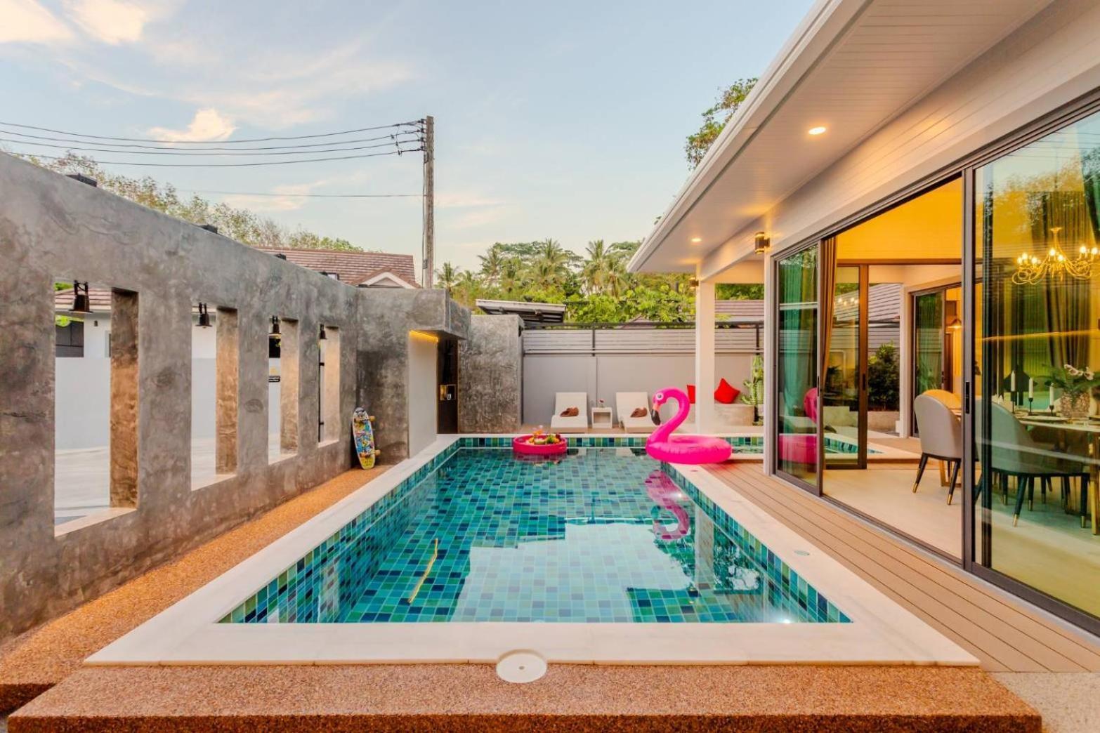 Nut & Non Pool Villa By Duangtham Ban Khlong Haeng Buitenkant foto