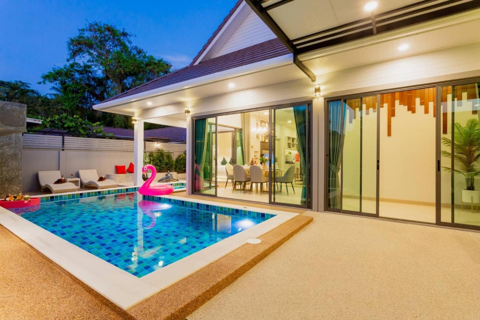 Nut & Non Pool Villa By Duangtham Ban Khlong Haeng Buitenkant foto